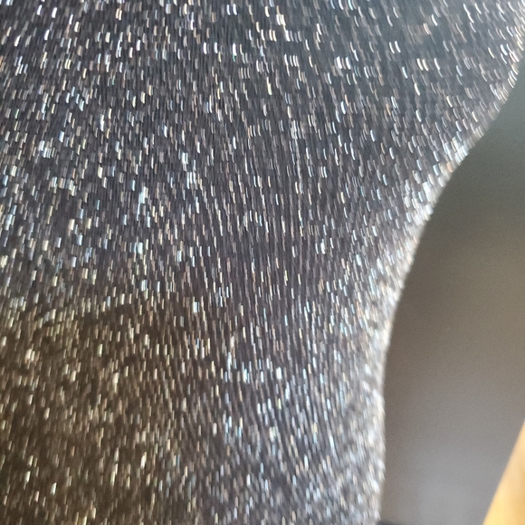 BLACK SHIMMERY Y2K EVENING DRESS! - Picture 9 of 15